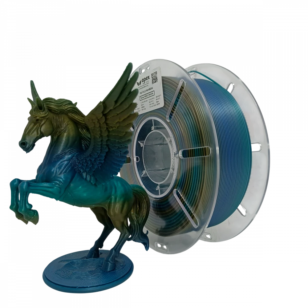 Apex3D Rainbow PLA Filament - Forest Shadow