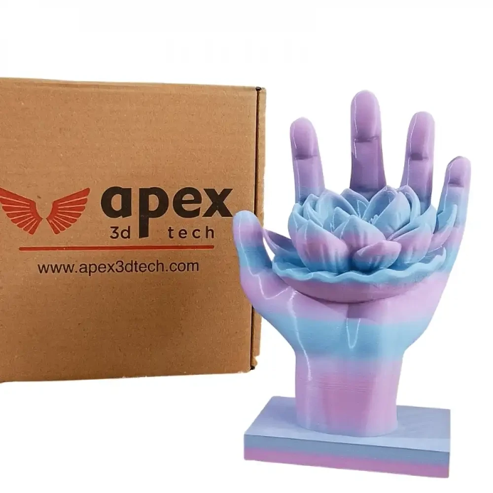 Apex3D Rainbow PLA Filament - Sakura Sky