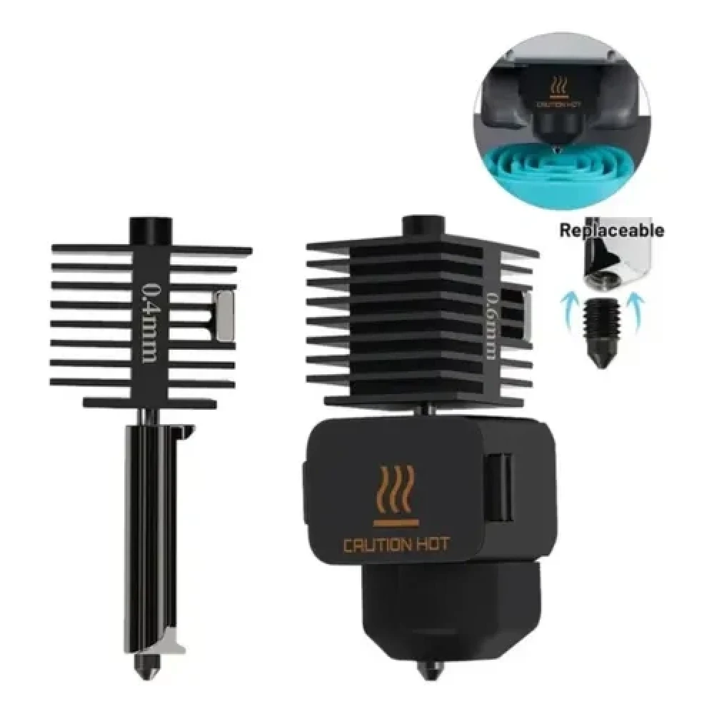 Bambu Lab A1 Combo Yükseltme Hotend Set - 2 adet Pirinç Nozzle Hediye