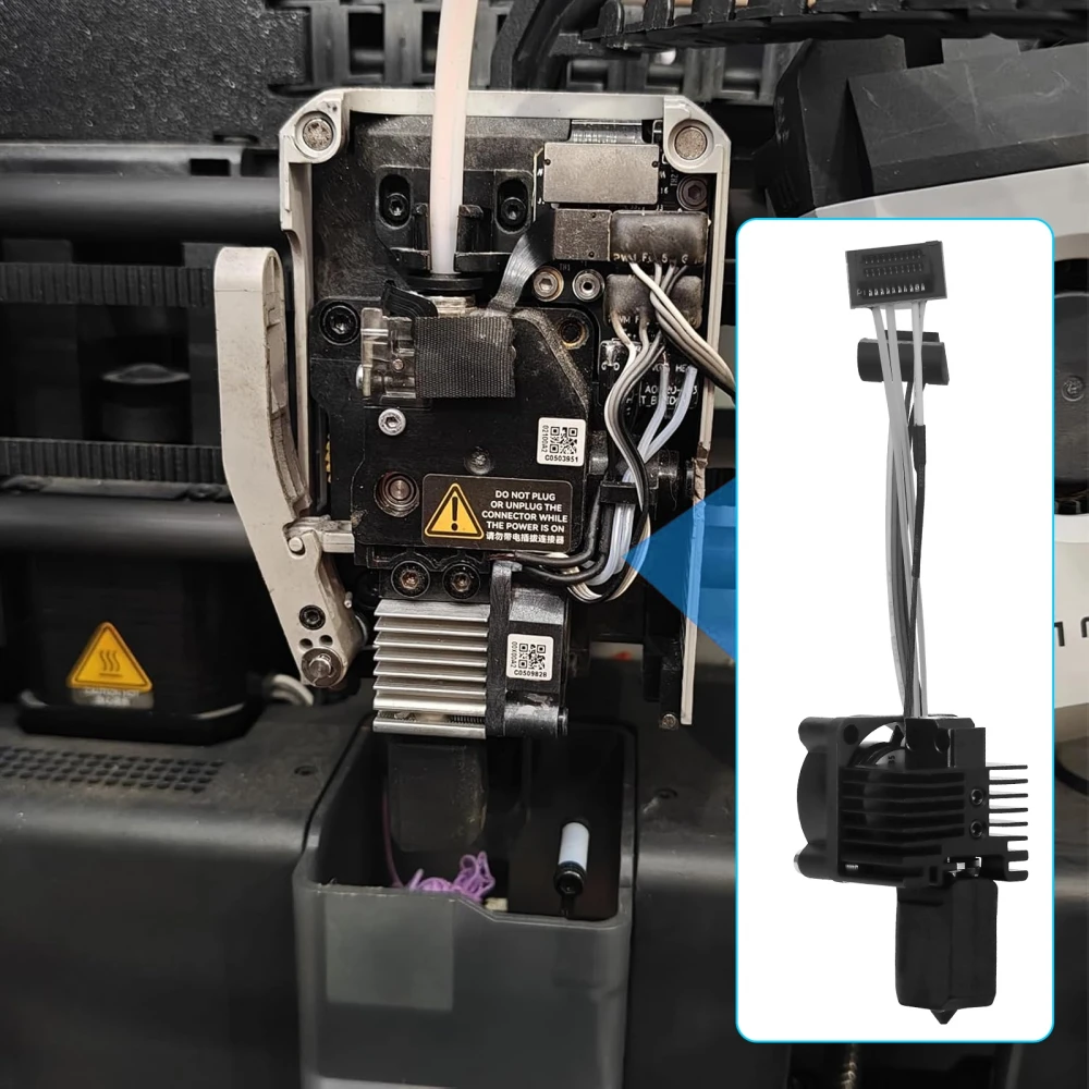 Bambu Lab P1 Serisi Upgrade TZ2.0 Full Hotend Kit 0.4mm