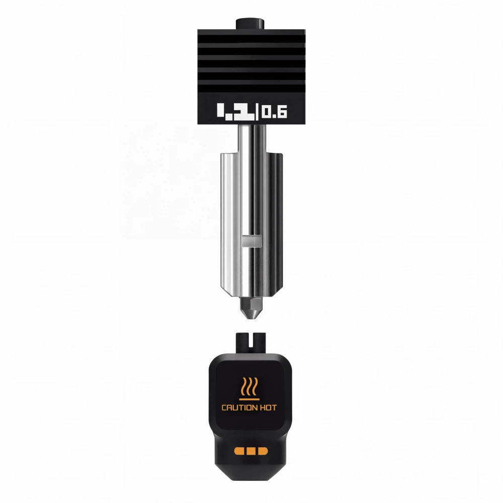 Bambu Lab P2S Hotend Kit 0.6mm (SERTLEŞTİRİLMİŞ ÇELİK NOZZLE)