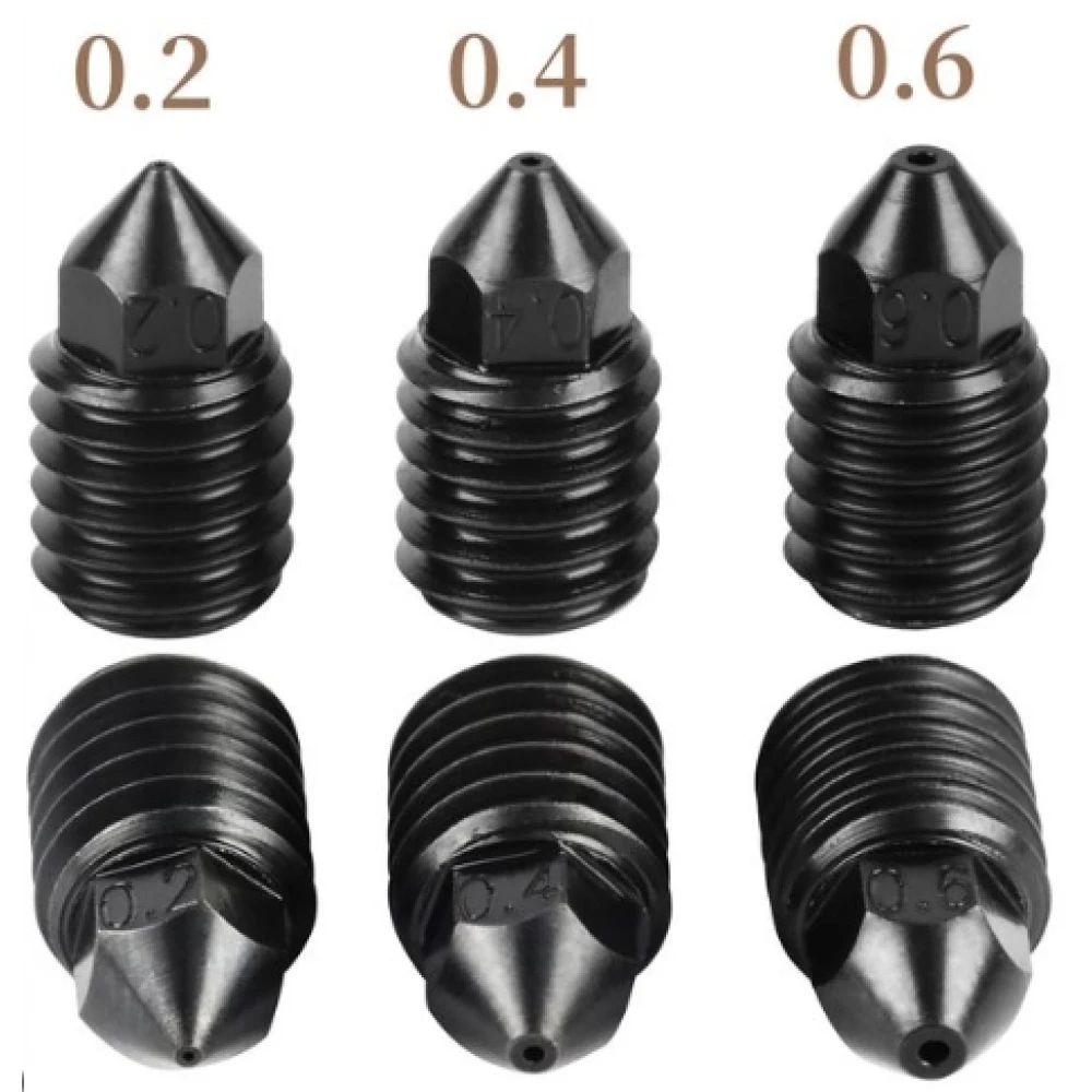 Bambu Lab Sertleştirilmiş Çelik Nozzle Çeşitleri