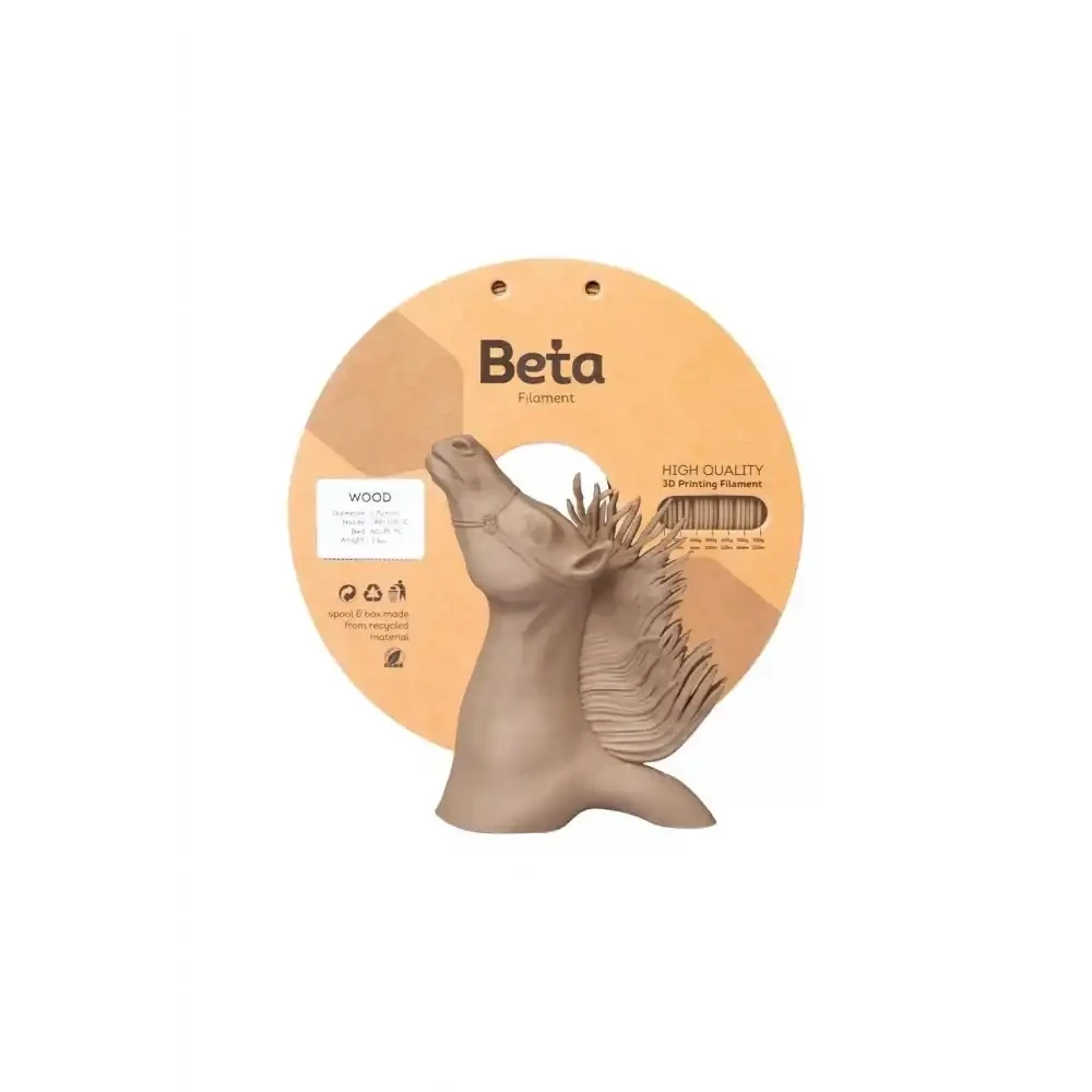 Beta PLA Filament - Dark Wood