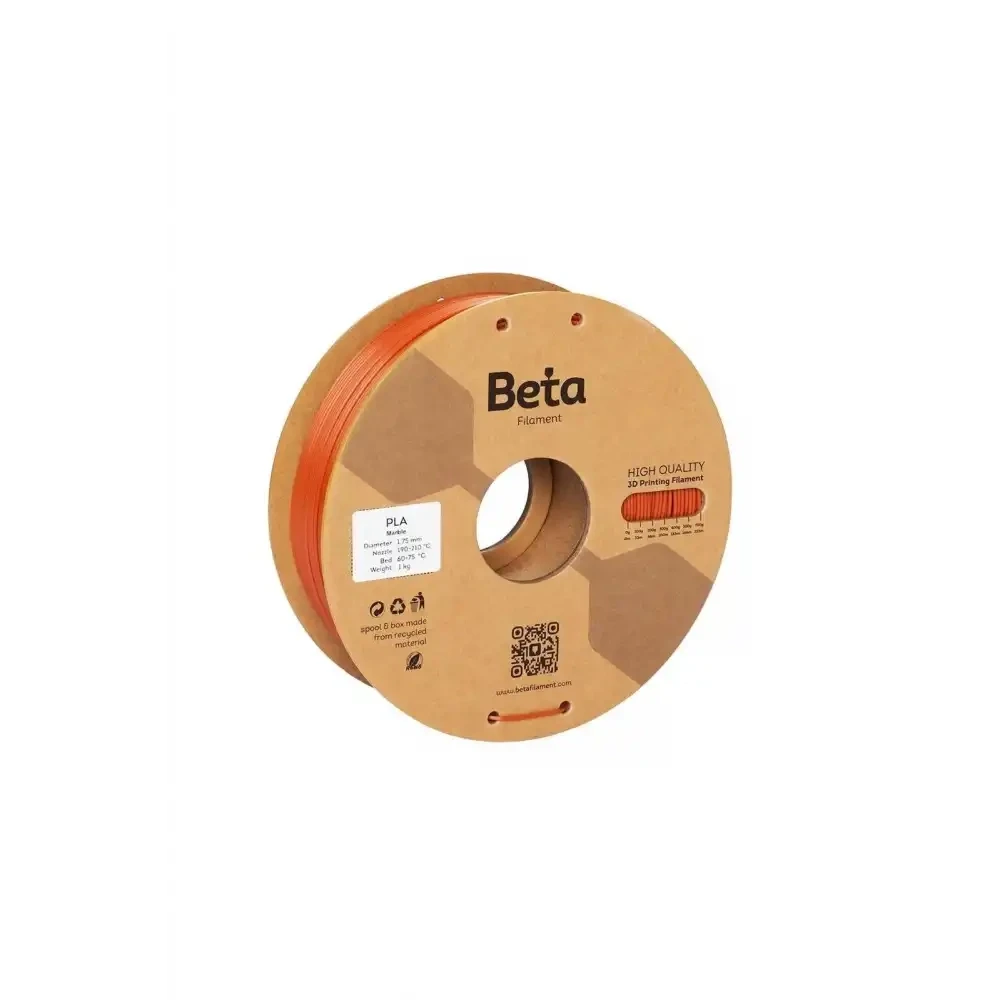 Beta PLA Marble Filament - Tile Red