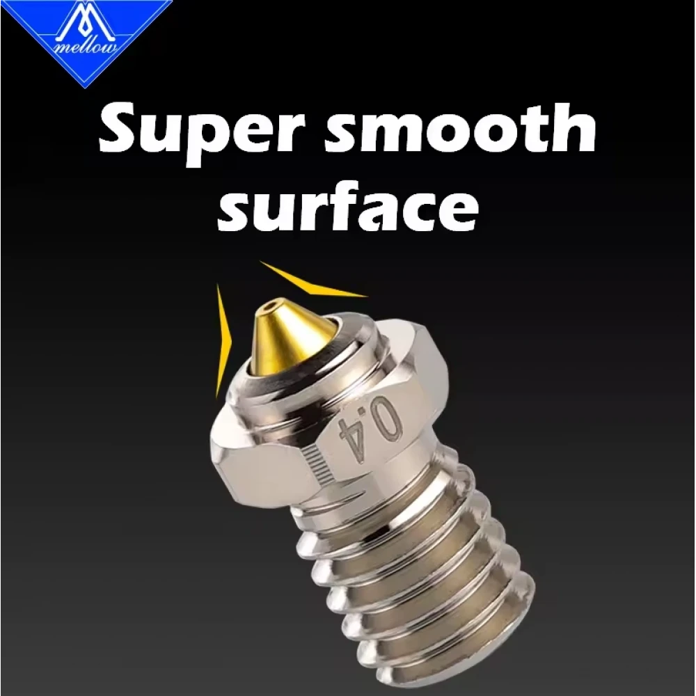 Bi-metal Altın Sertleştirilmiş Çelik GHC V6 Nozzle 0.8mm