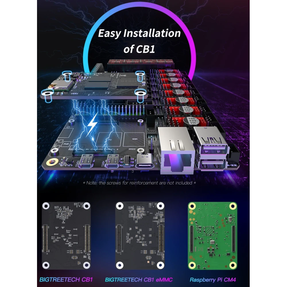 BTT Manta M8P Kontrol Kartı+ CB1 + CB1 Heatsink