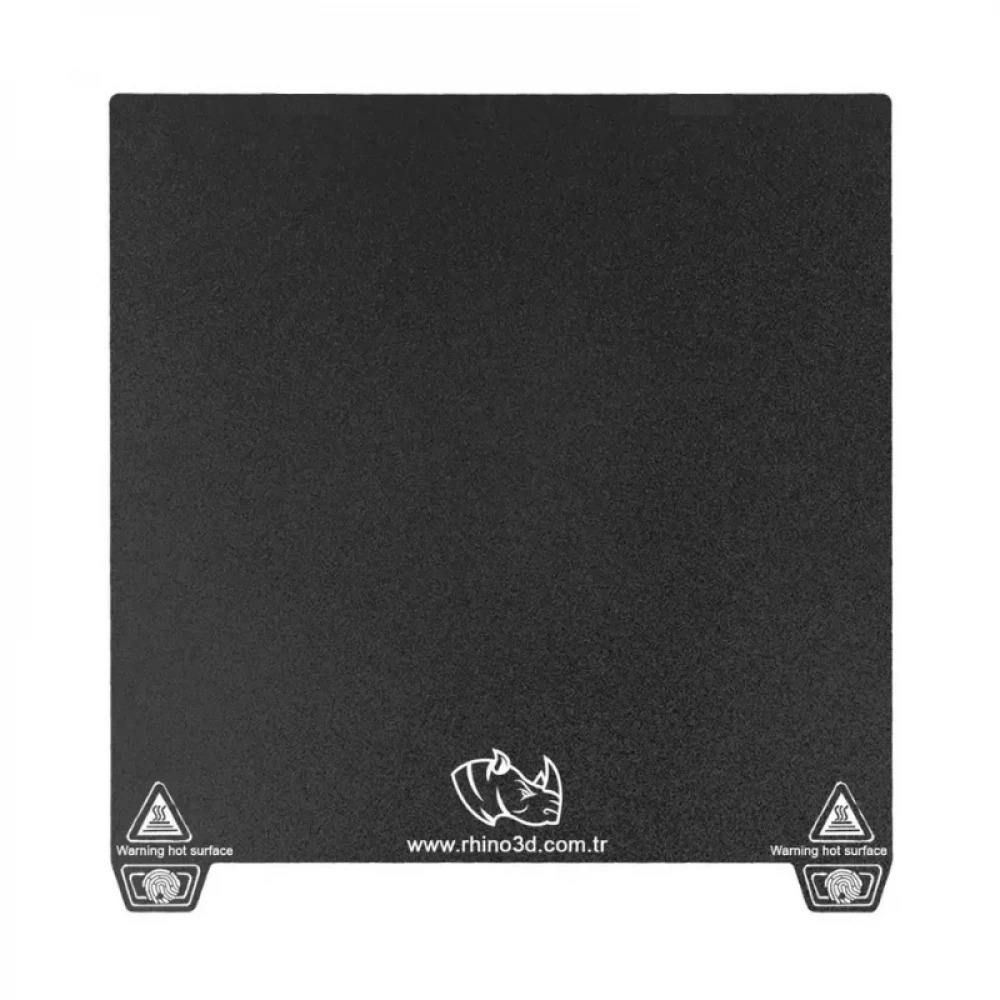 Çift Taraflı Siyah PEI Kaplı Yay Çeliği 250x250mm