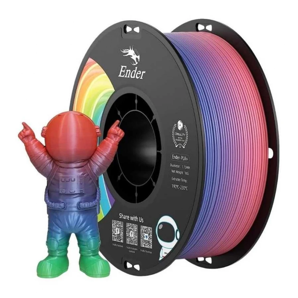 Creality Ender PLA+ Rainbow Filament 1Kg