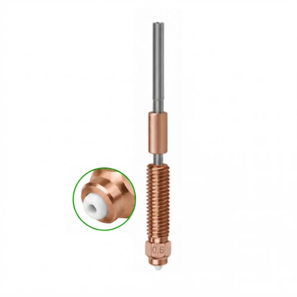 Creality K1C Uyumlu Zirkonyum Seramik Nozzle 0.6mm