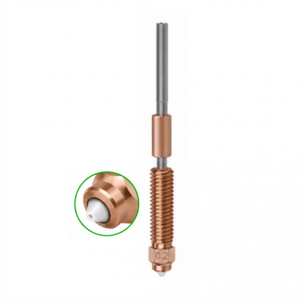 Creality K1C Uyumlu Zirkonyum Seramik Nozzle 0.2mm