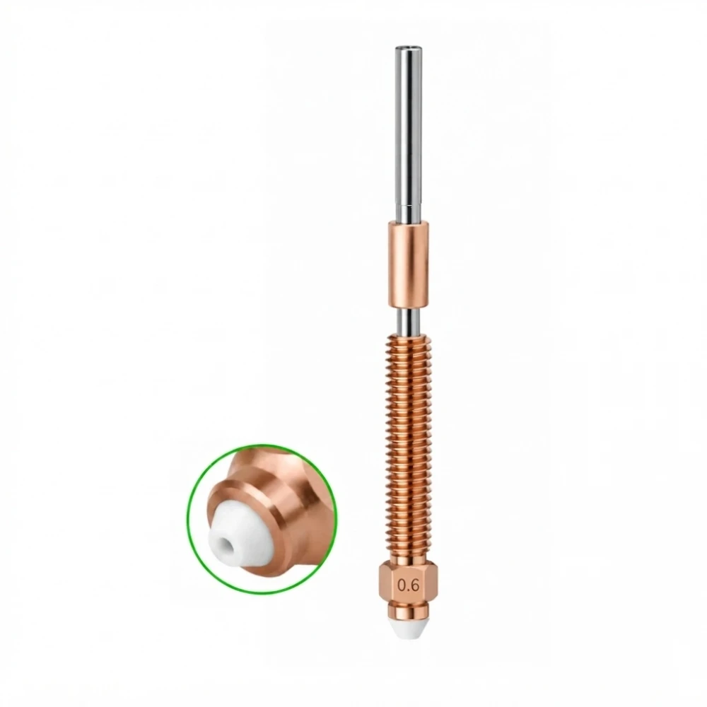 Creality K2 Serisi Uyumlu Zirkonyum Seramik Nozzle 0.6mm
