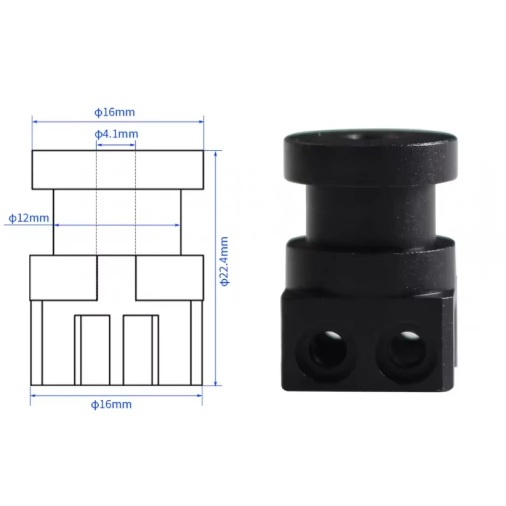 E3D V6 Bambu Lab Hotend Adaptör