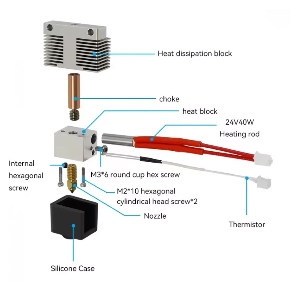 Elegoo Neptune 4 / 4 Pro Full Hotend Kit