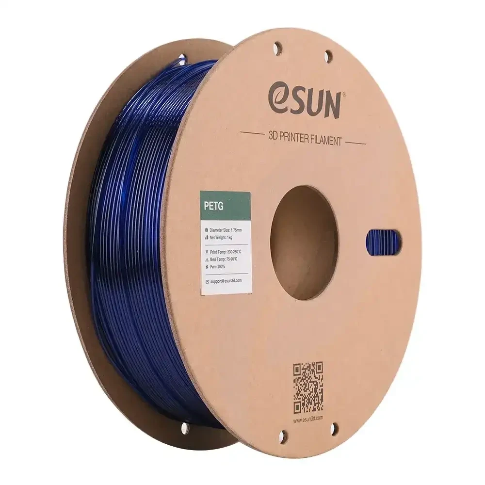 Esun PETG Filament - Transparent Blue