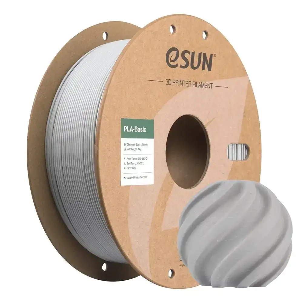 Esun PLA Basic Filament - Concrete Grey