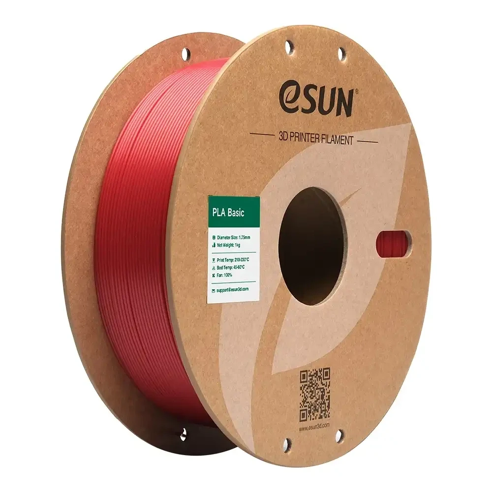 Esun PLA Basic Filament - Fire Engine Red