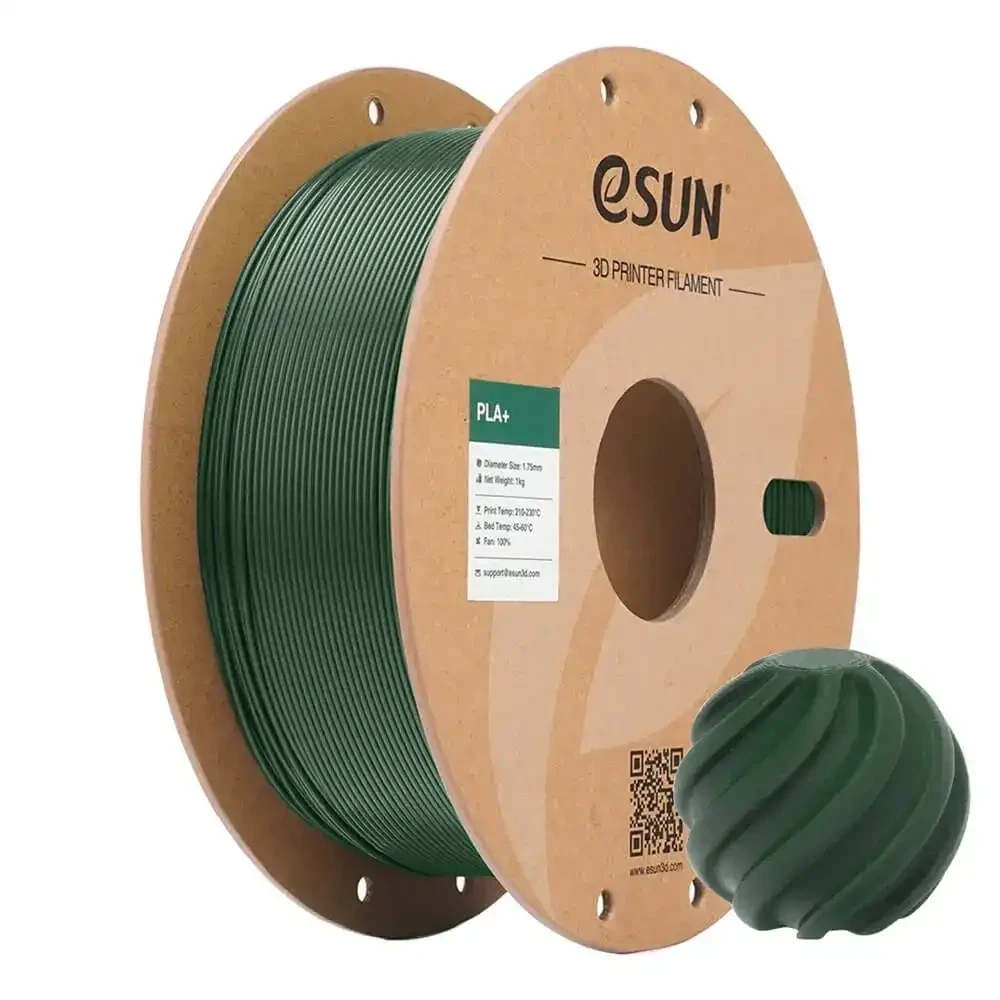 Esun PLA+ Filament - Olive Green