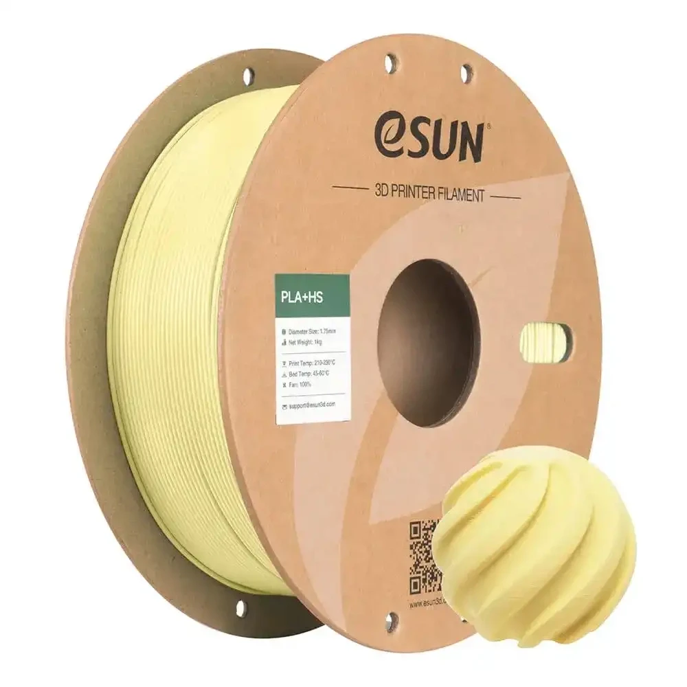 Esun PLA-High Speed Filament - Almond Yellow