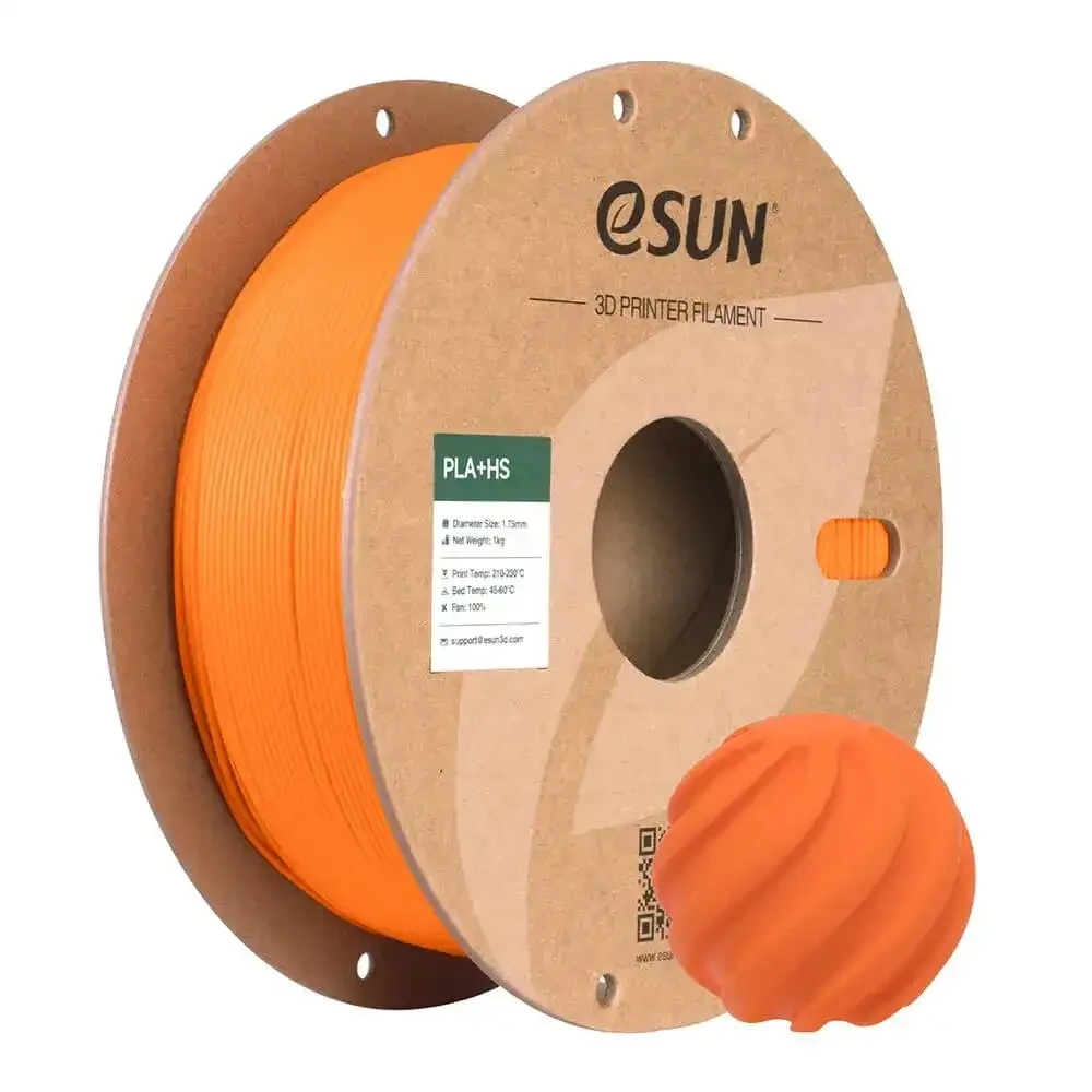 Esun PLA-High Speed Filament - Coral Orange