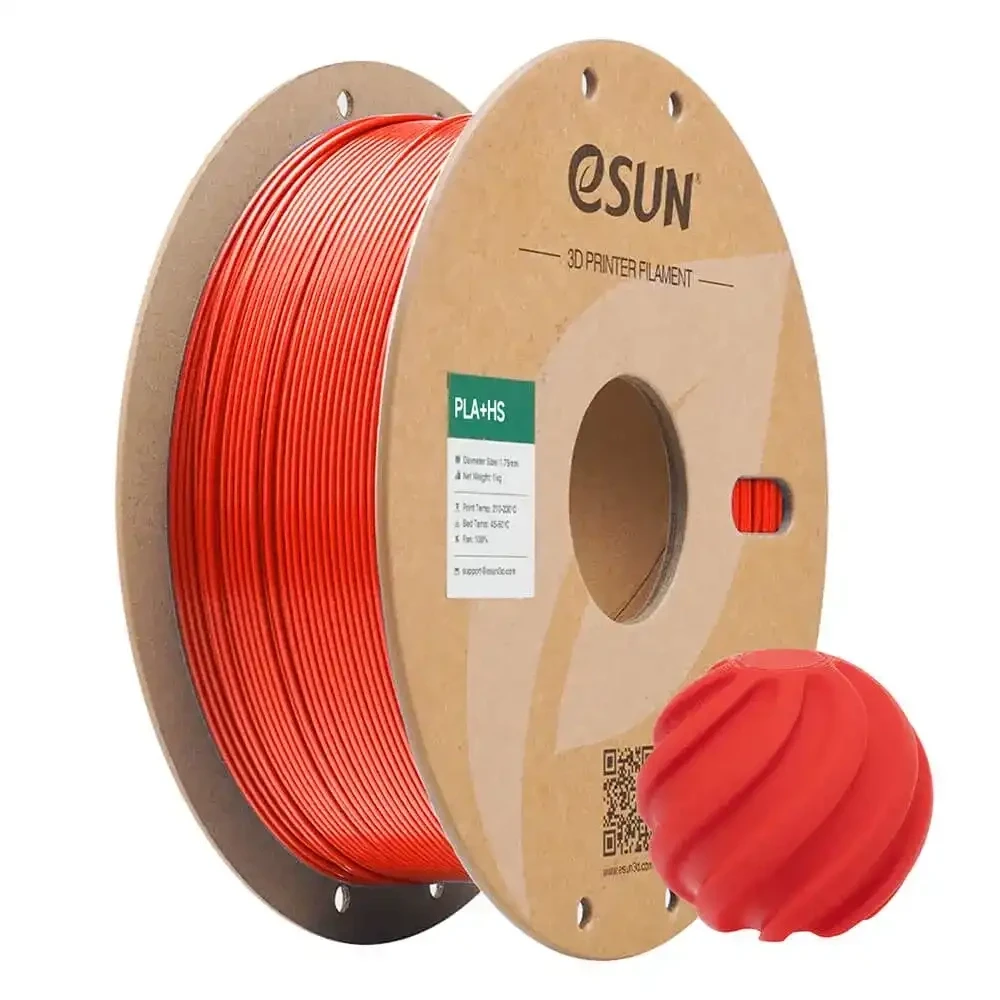 Esun PLA-High Speed Filament - RGB Red