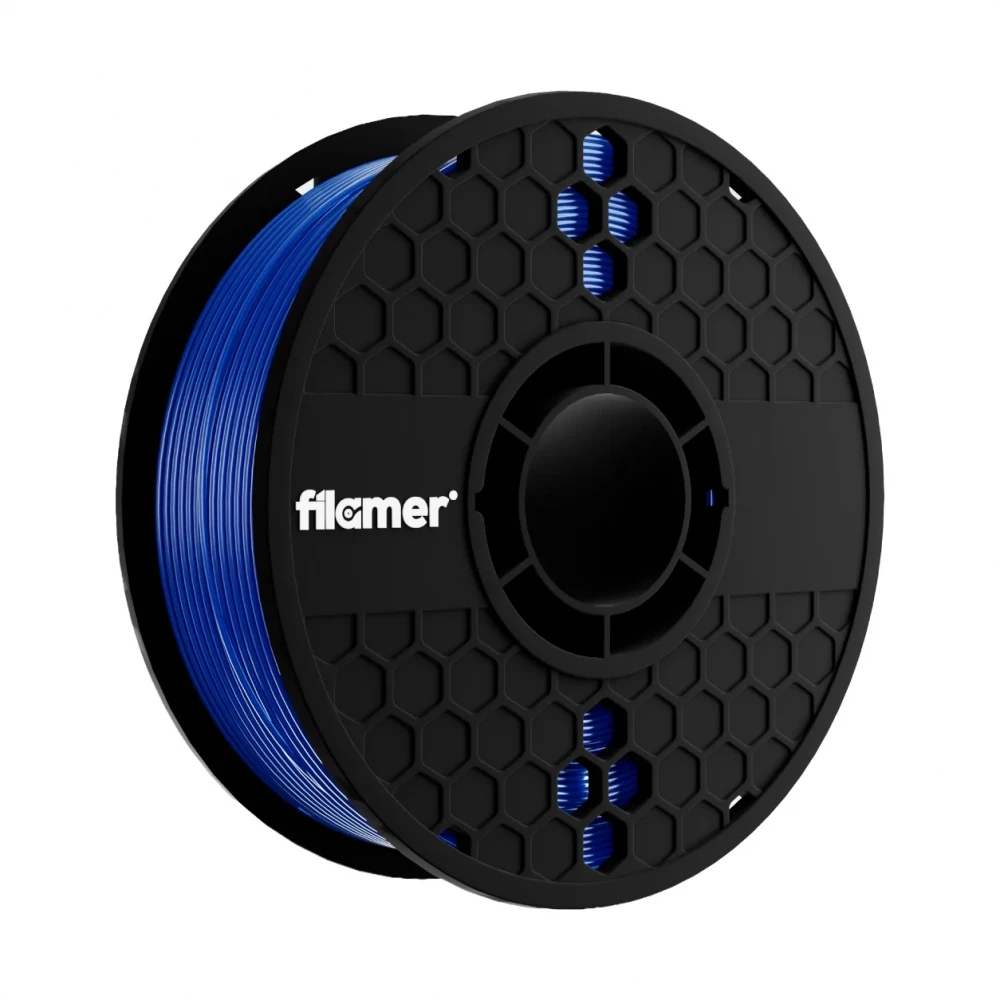Filamer Hyper PLA+ Filament Transparan Mavi