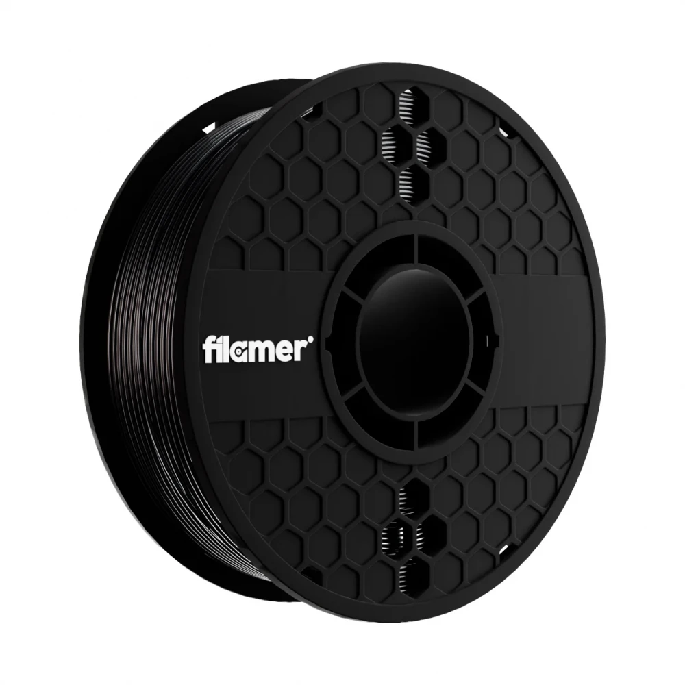 Filamer Hyper PLA+ Filament Transparan Siyah