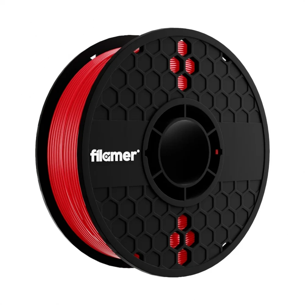 Filamer Hyper PLA+ Filament Transparan Kırmızı
