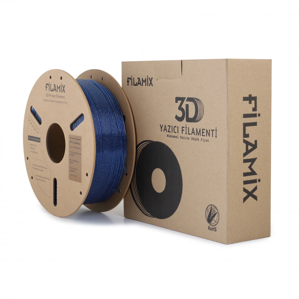 Filamix PETG Sparkling - Blue Sparkle