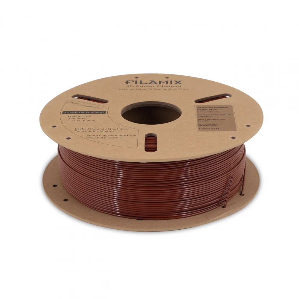Filamix Rapid PETG Filament - Brown