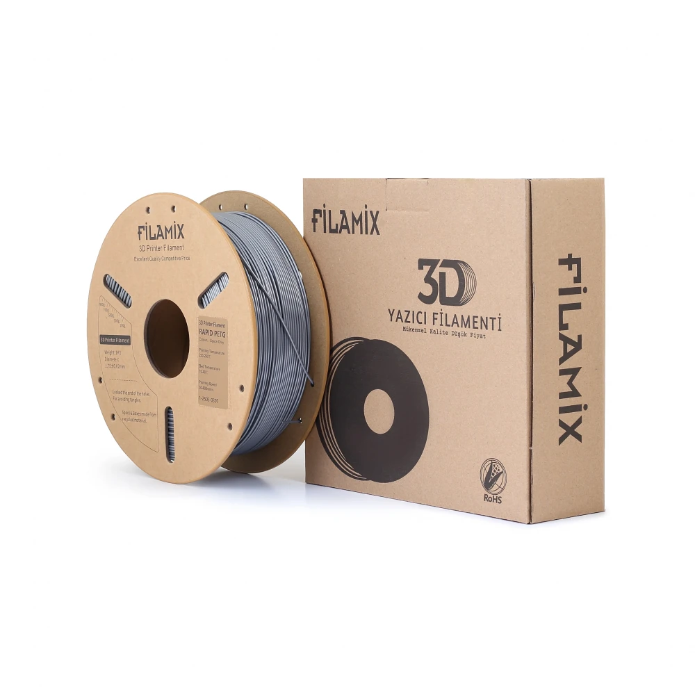 Filamix Rapid PETG Filament - Space Grey