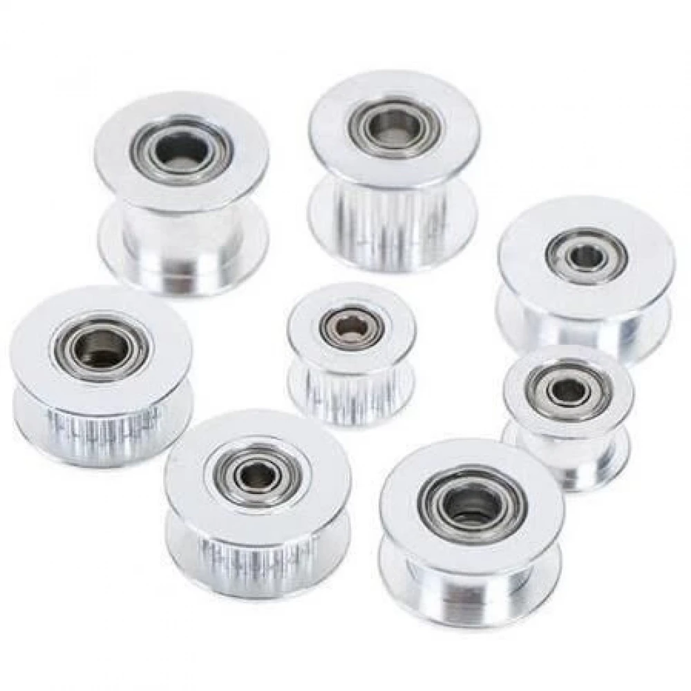 GT2 Dişsiz, 3mm İç Çap Rulmanlı Ufak Avare Kasnak - 6mm