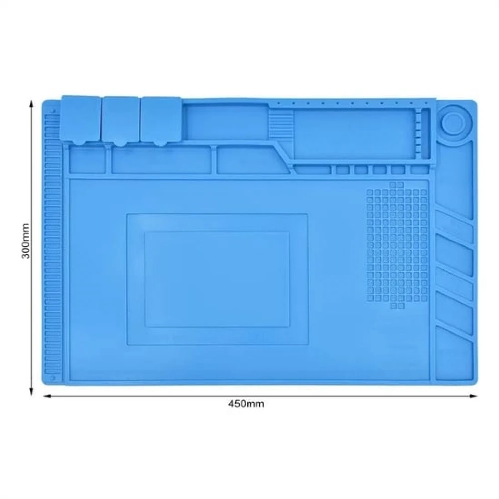 Isıya Dayanıklı Silikon Tamir ve Lehim Matı (45x30cm)