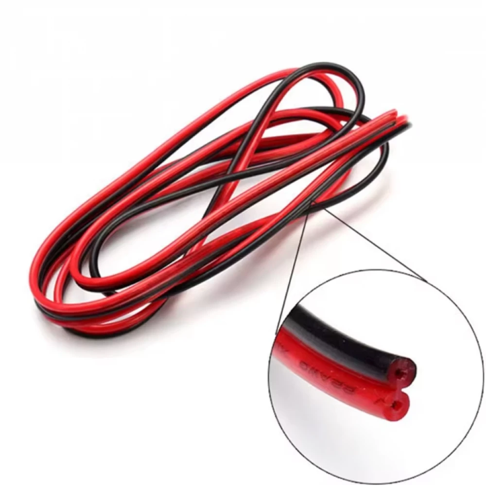 Kırmızı - Siyah Montaj Kablosu 1 Metre (26 AWG)