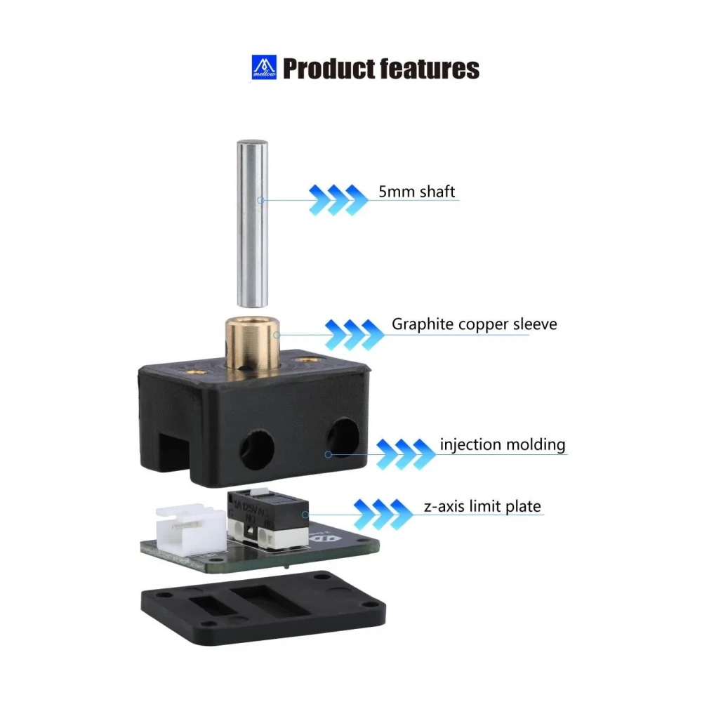 Mellow Hartk Sexbolt Z Limit Endstop Nozzle Seviyeleme Sensörü