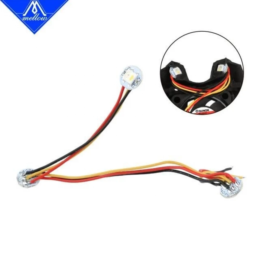 Mellow Voron Stealthburner için RGB Neopixel Led