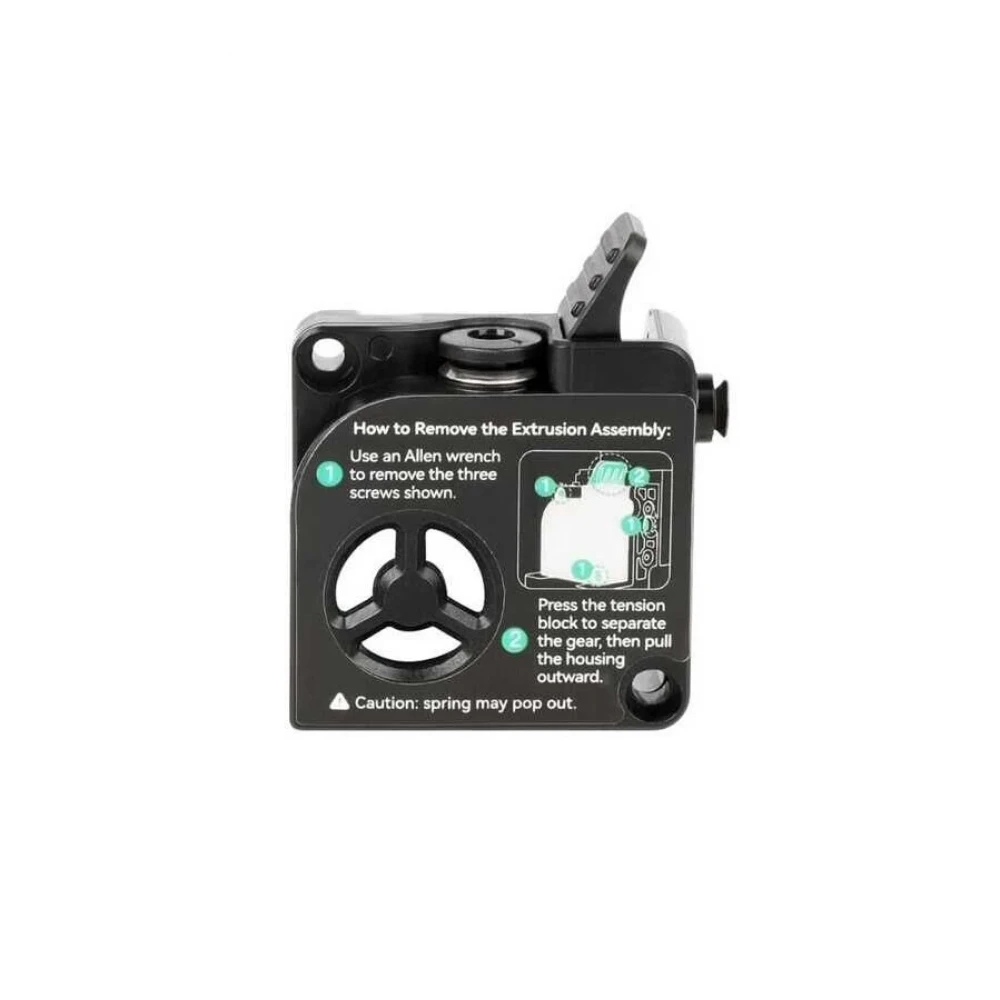 Orijinal Creality K2 Plus Extruder Ön Kapağı