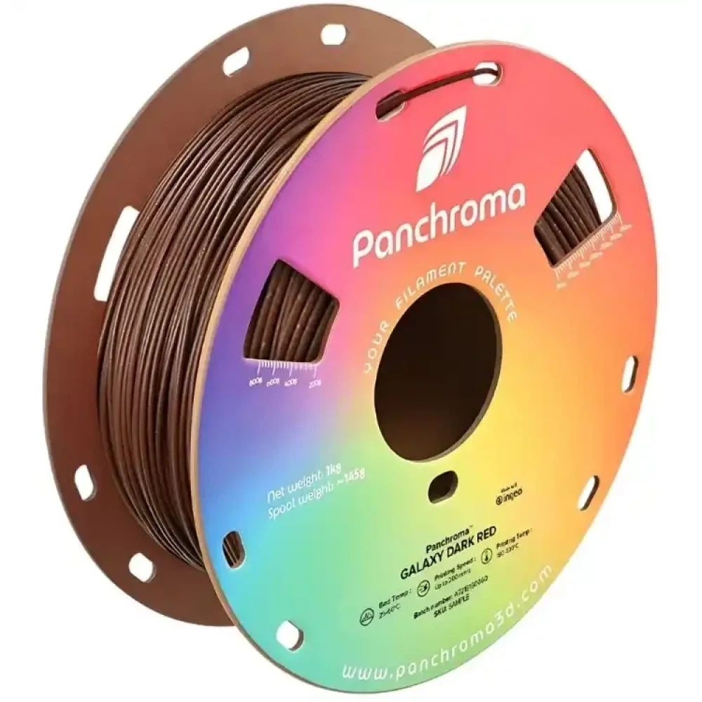 Polymaker Panchroma Galaxy PLA Filament - Dark Red
