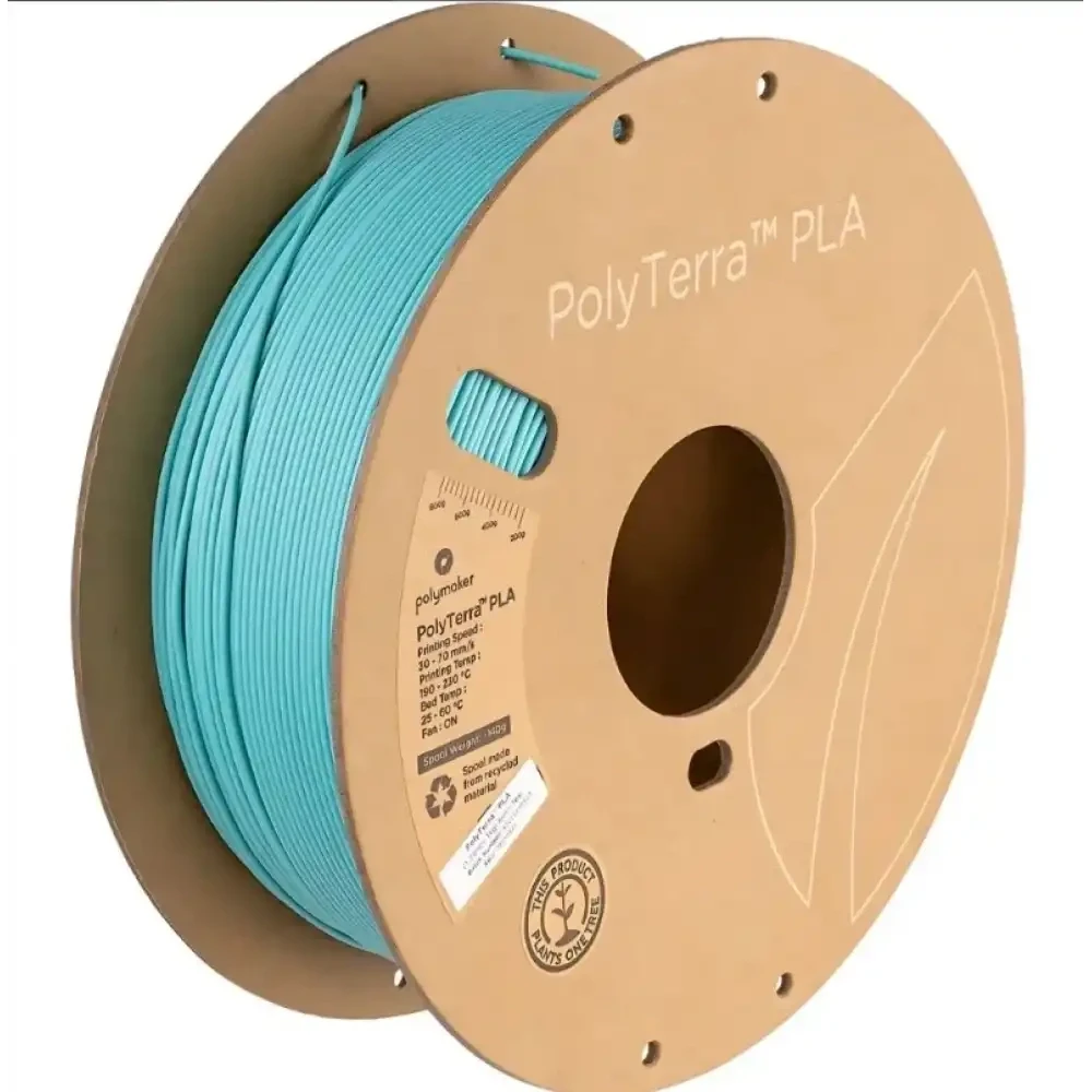 Polymaker PolyTerra Matte PLA Filament - Arctic Teal