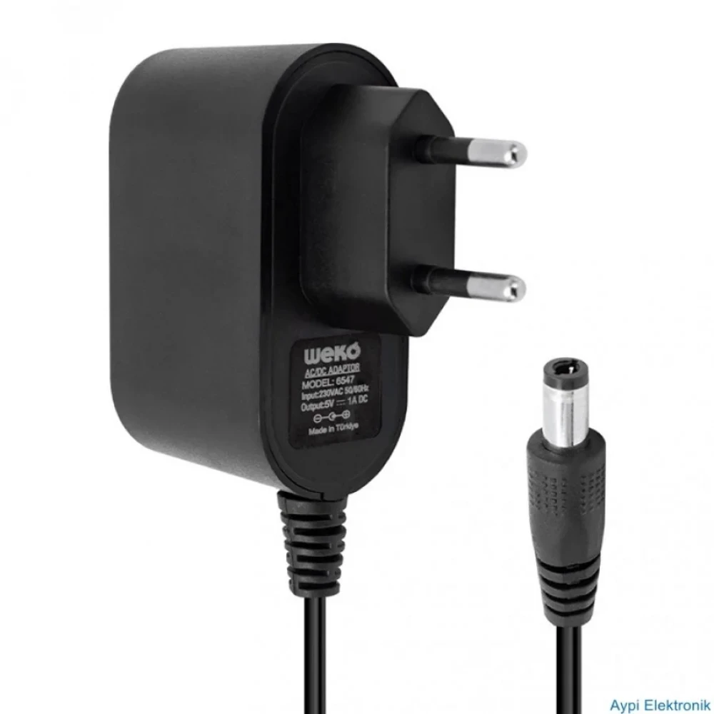Priz Tipi Adaptör 5V 1A