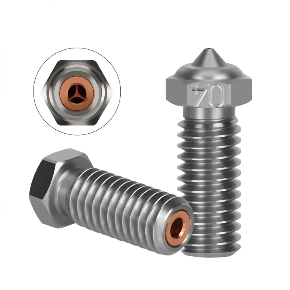 QIDI Q1 Pro/ X-Max 3 / X-Plus 3 / X-Smart 3 CHT Çelik Nozzle 0.4mm