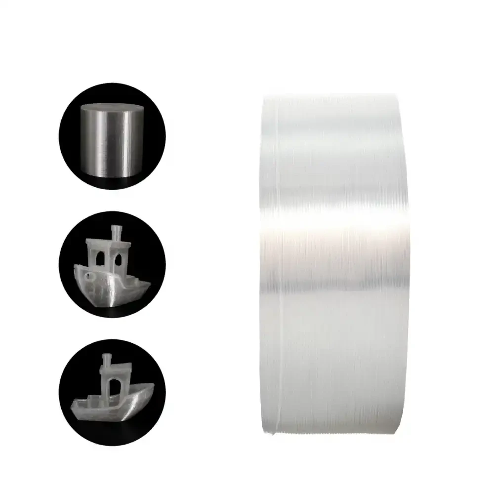 RhinoLab PETG SemiFlex Filament - Transparent