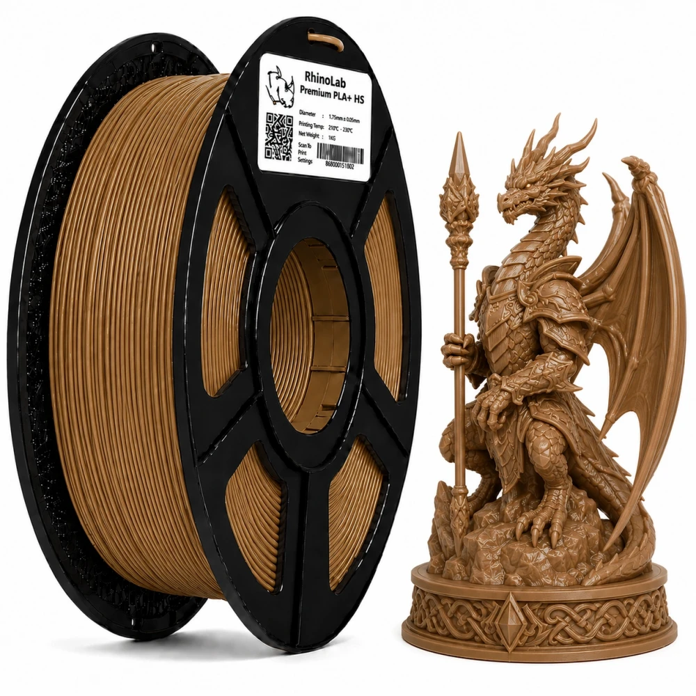 RhinoLab PLA+ Premium High Speed Filament - Brown
