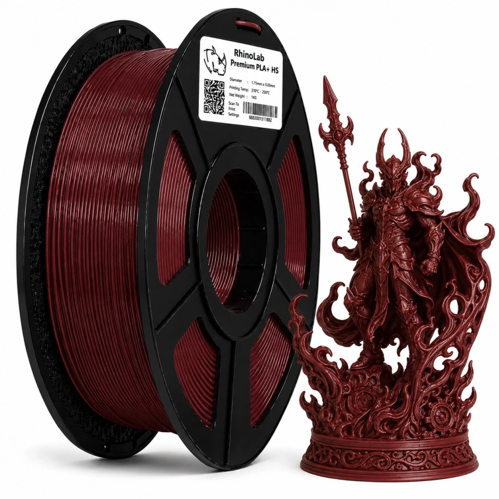 RhinoLab PLA+ Premium High Speed Filament - Copper Red