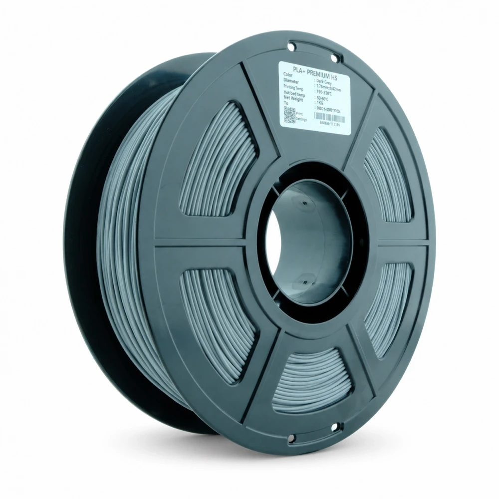 RhinoLab PLA+ Premium Hyper Speed Filament - Dark Gray