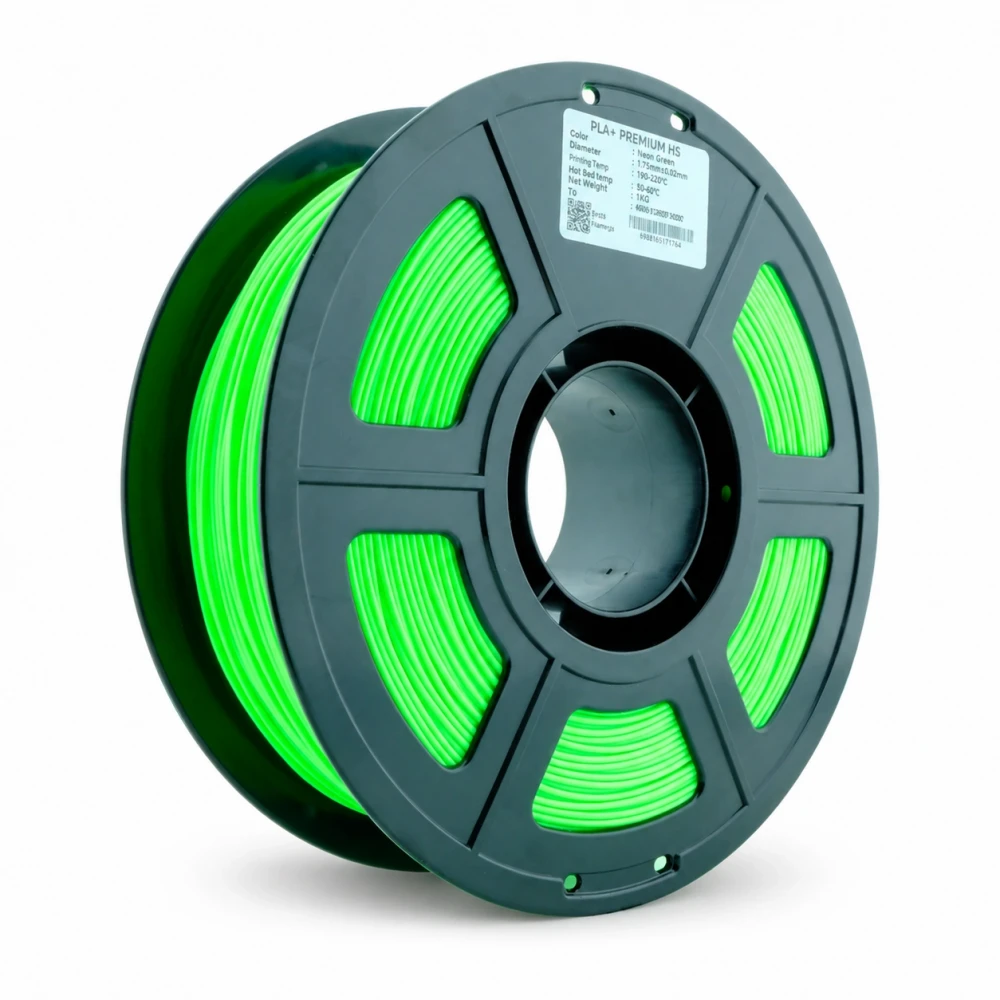 RhinoLab PLA+ Premium Hyper Speed Filament - Neon Green