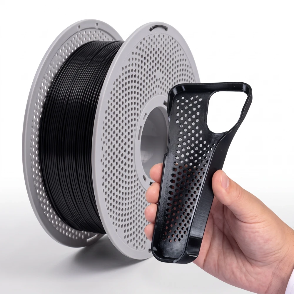 RhinoLab PLA SemiFlex Filament - Black
