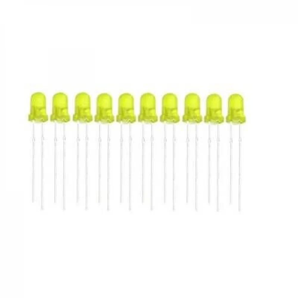 Sarı 5 mm LED 15 Adet