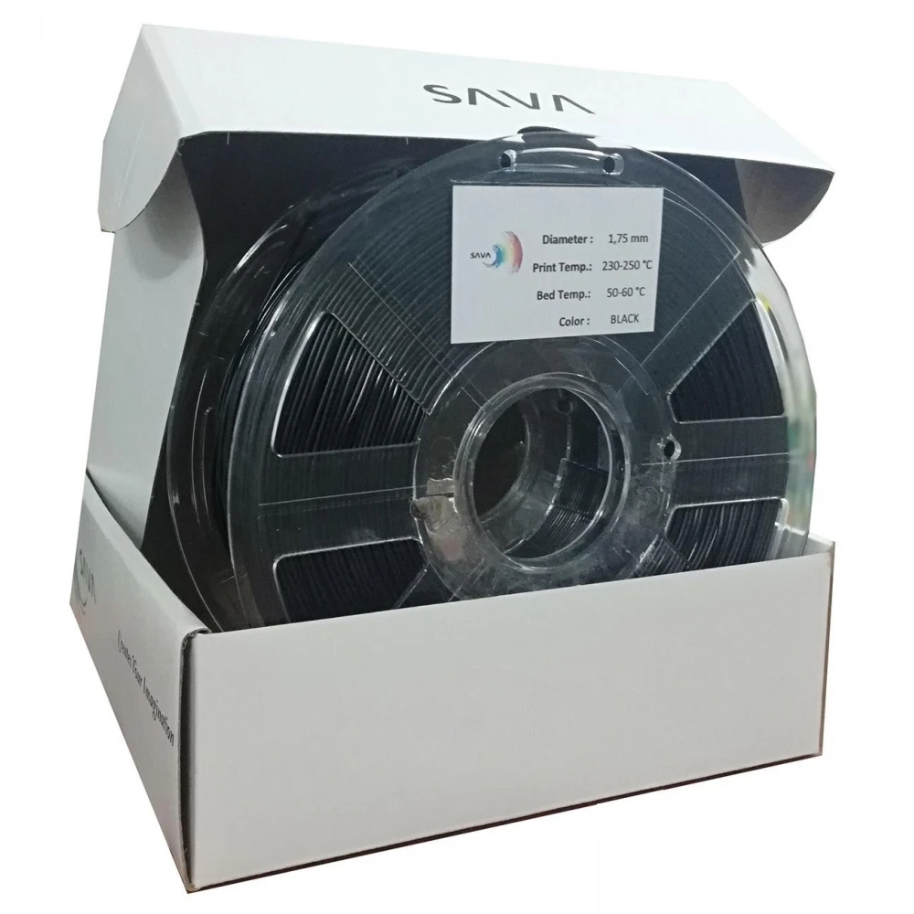 SAVA 75A TPU Filament - Black
