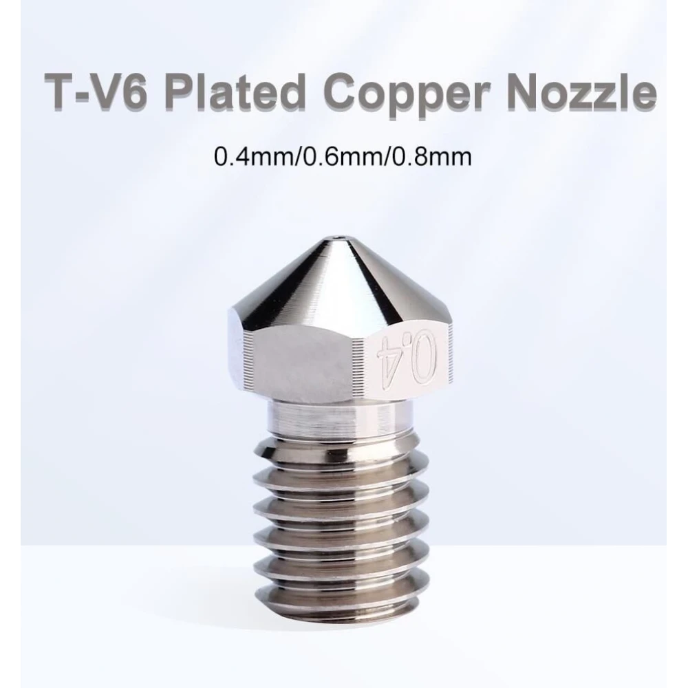 Trianglelab E3D V6 Bakır Kaplı Nozzle 0.6mm