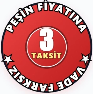 peşin fiyatına 3 taksit